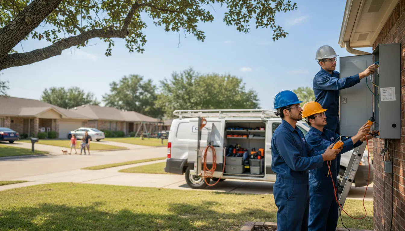 Certified electrician providing emergency electrical services in Parkton, MD